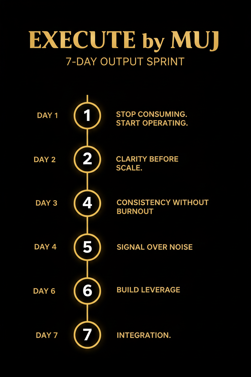 EXECUTE 7-Day Progress Chart